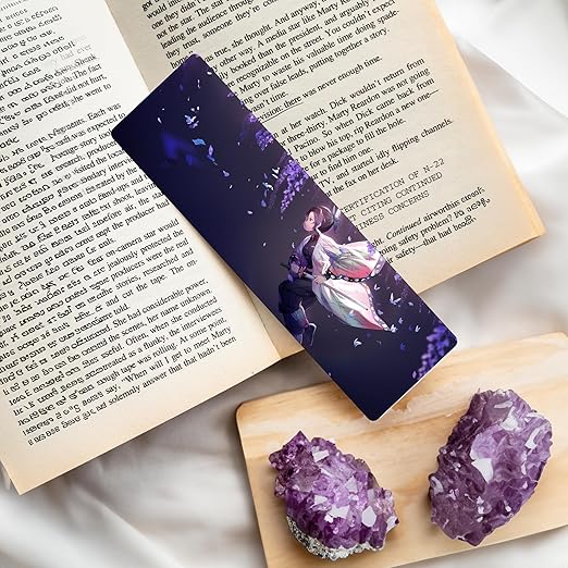 Anime Bookmarks Pack of 5 Decorative Bookmarks -(Demon Slayer)