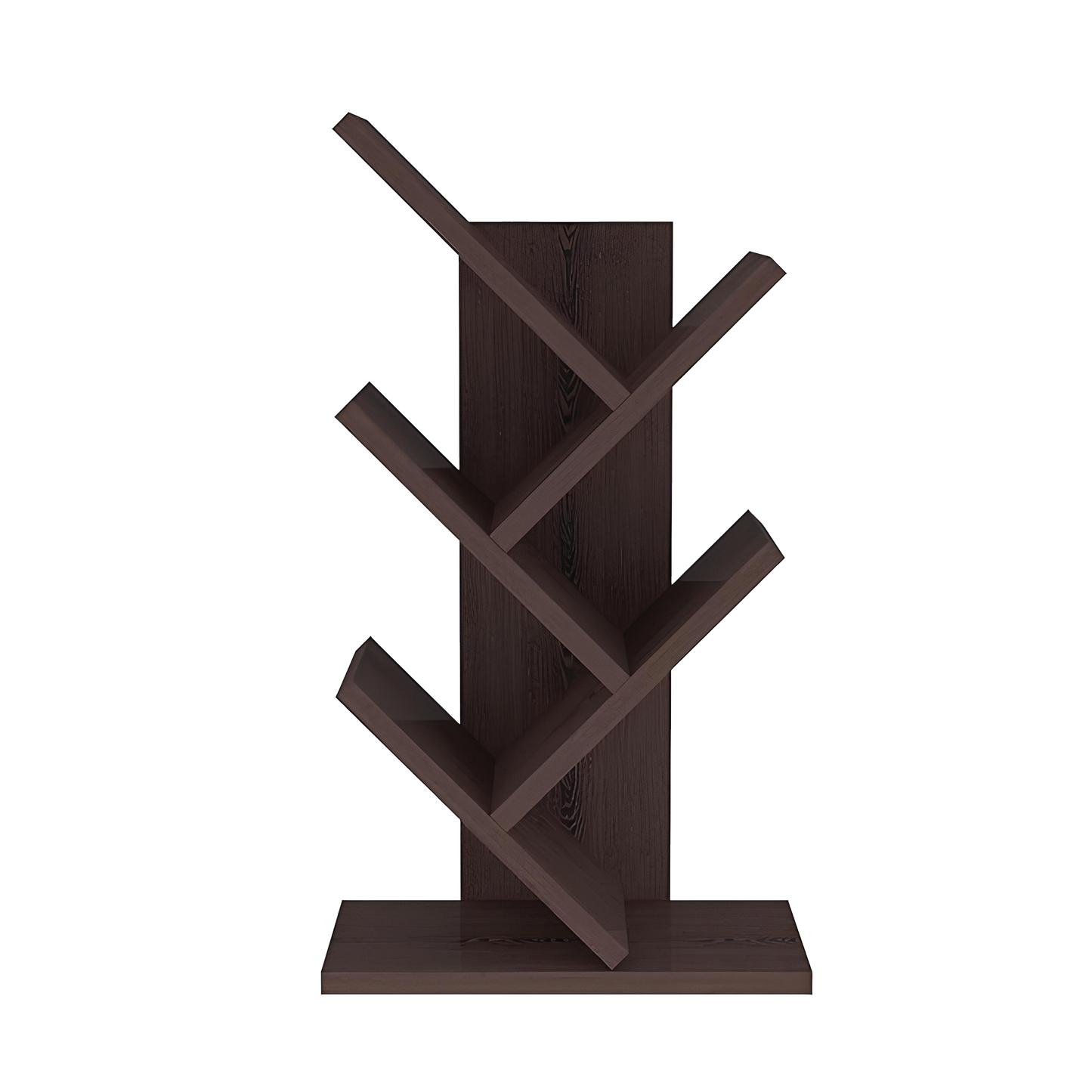 Ascend - Modern tree-shaped bookshelf (Walnut Grove)