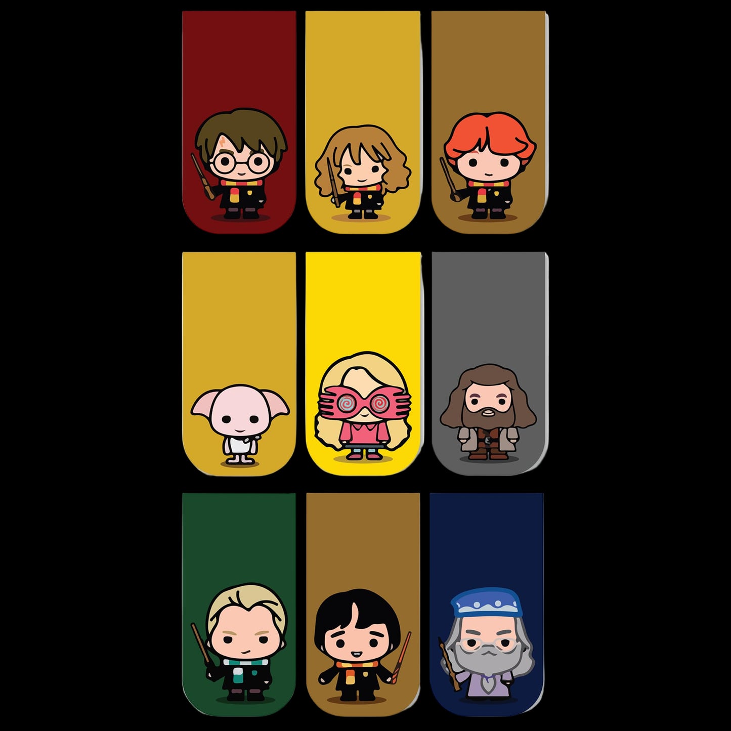 Epic Anime & Fantasy Magnetic Bookmark Collection (Set of 9)
