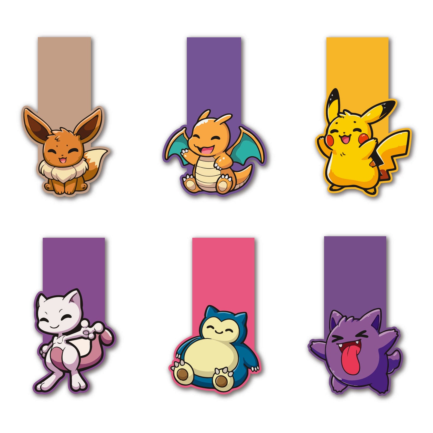 Pokemon Magnetic Bookmarks Set Vol 1