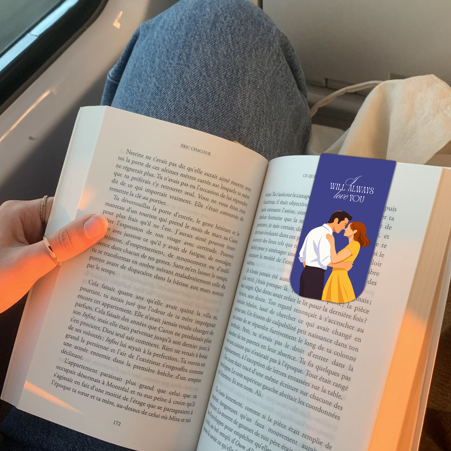 Romantic Movie Couple Magnetic Bookmark Set of 6