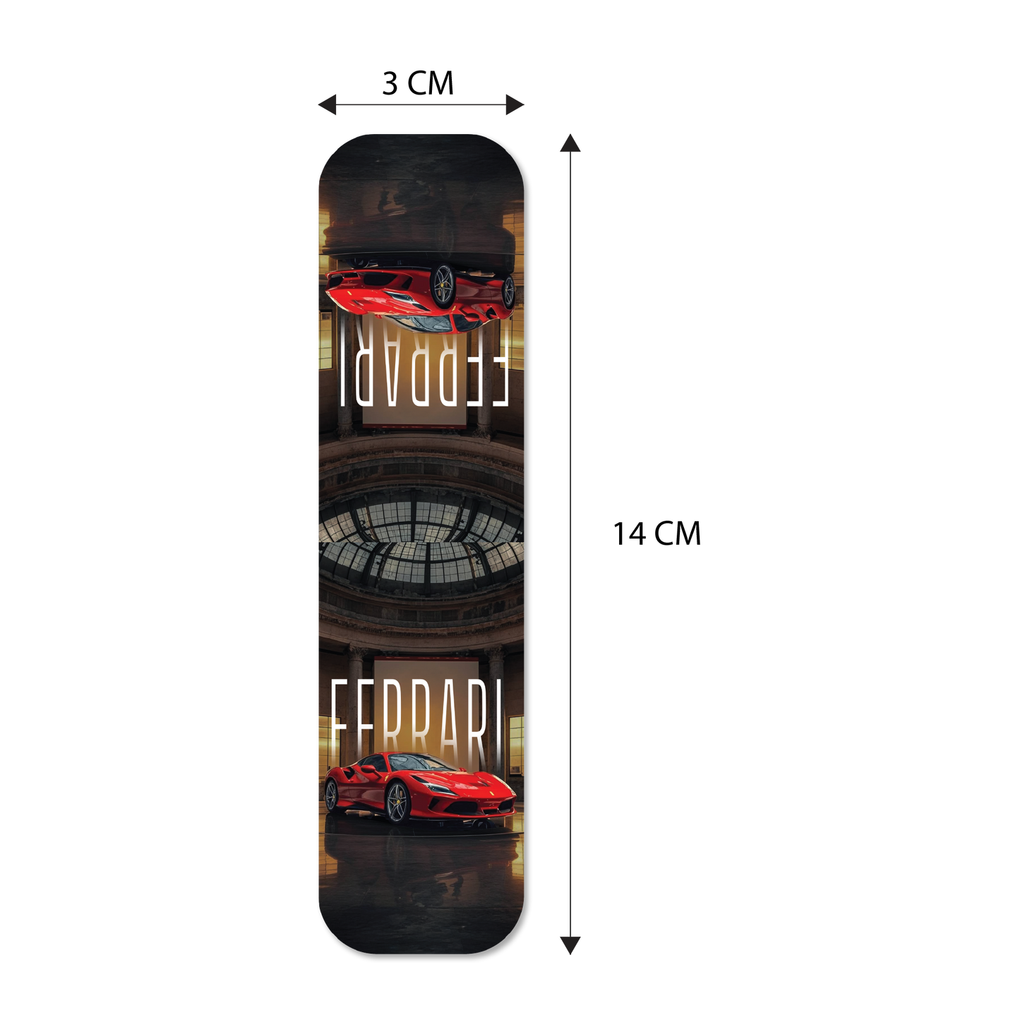 Luxury Cars Magnetic Bookmark Set of 6