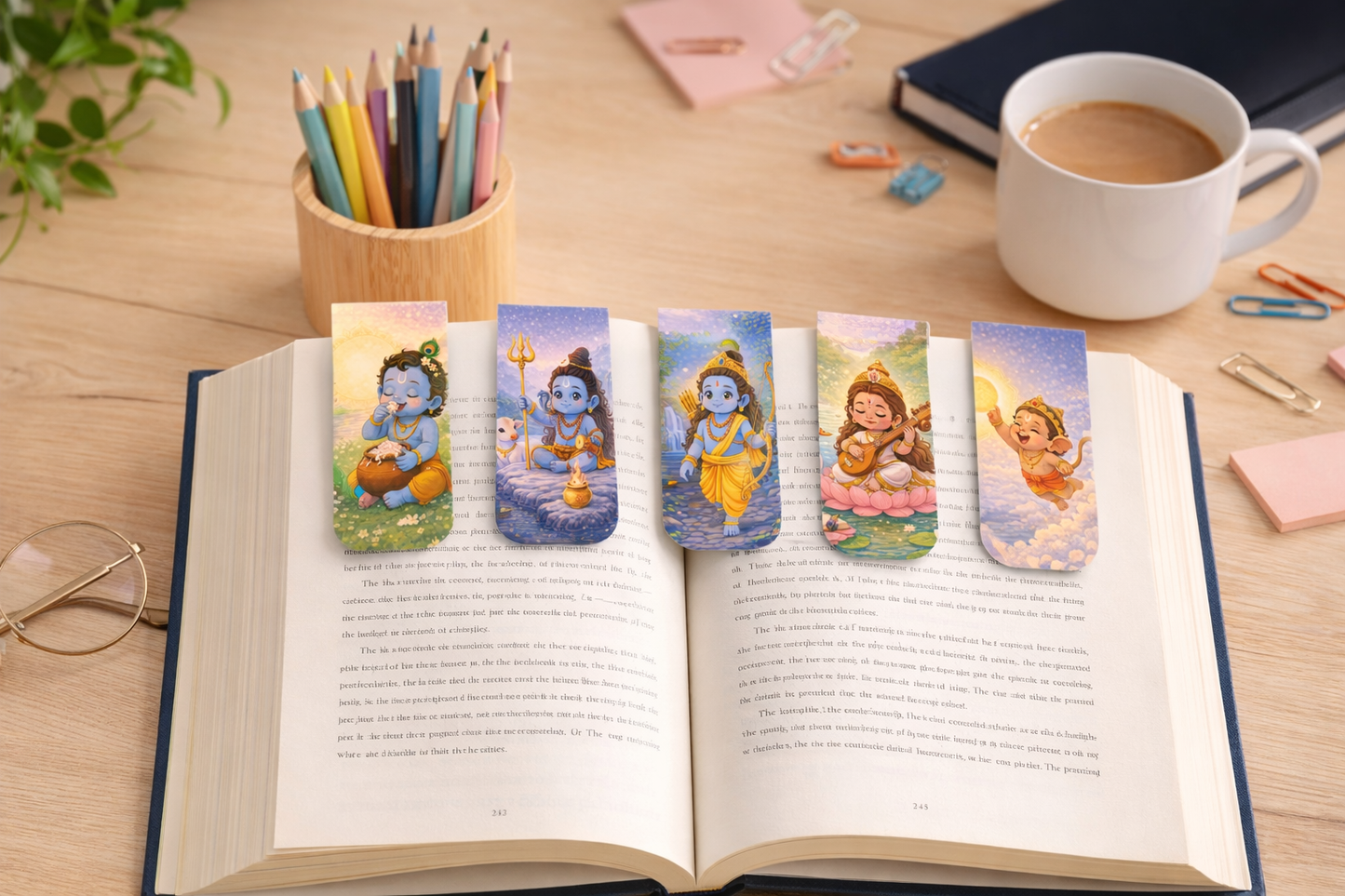 Sanatani Magnetic Bookmarks Affirmation Quotes Book Marks