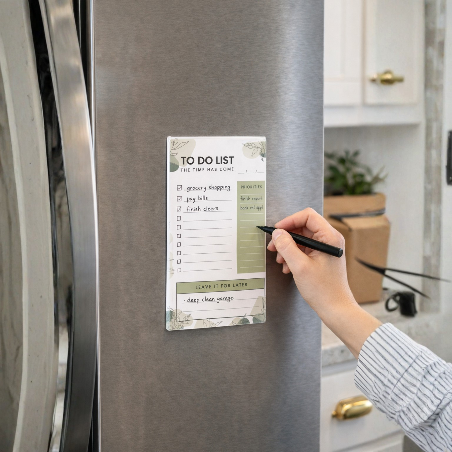 To Do List Notepad - Daily Planner Fridge Magnet