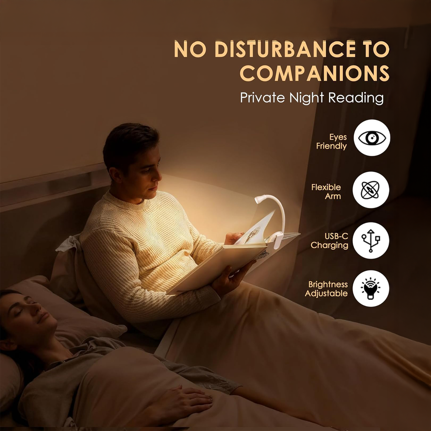OneOclock Lumiyo – Rechargeable Mini Book Light