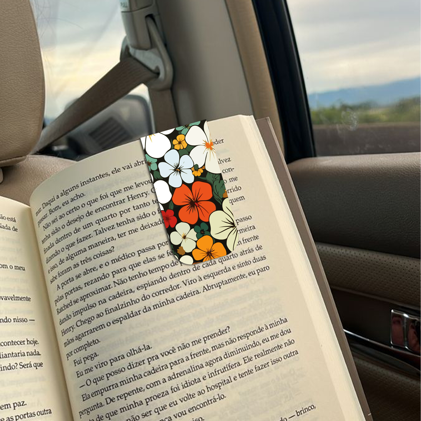 Cute Floral Magnetic Bookmarks (Set of 6)