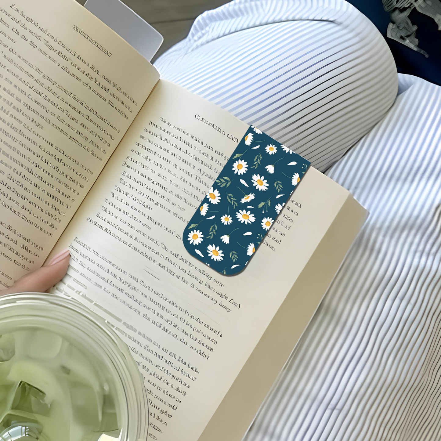 Elegant Floral Patterns - Magnetic Bookmarks (Set of 6)