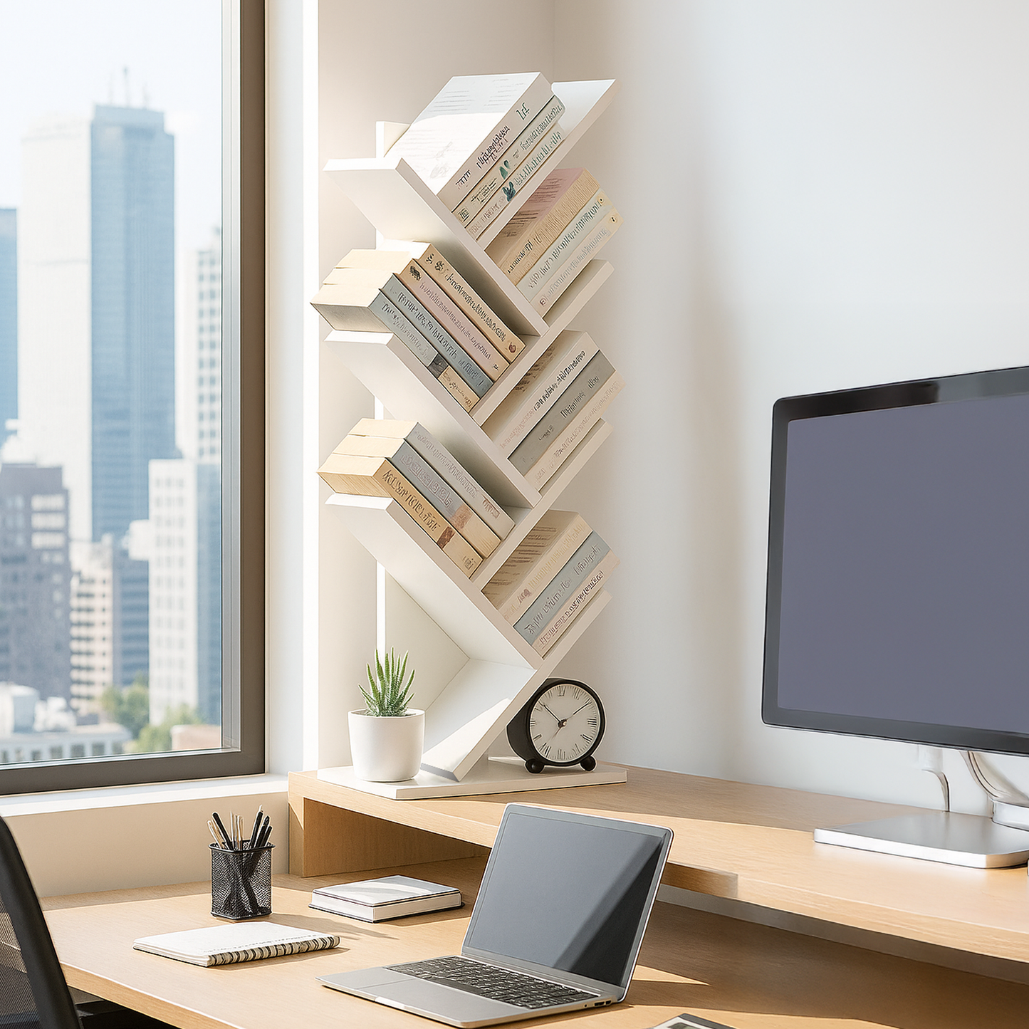 Ascend - Modern tree-shaped bookshelf