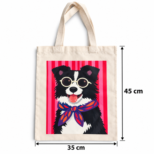 Dapper Pup Tote Bag