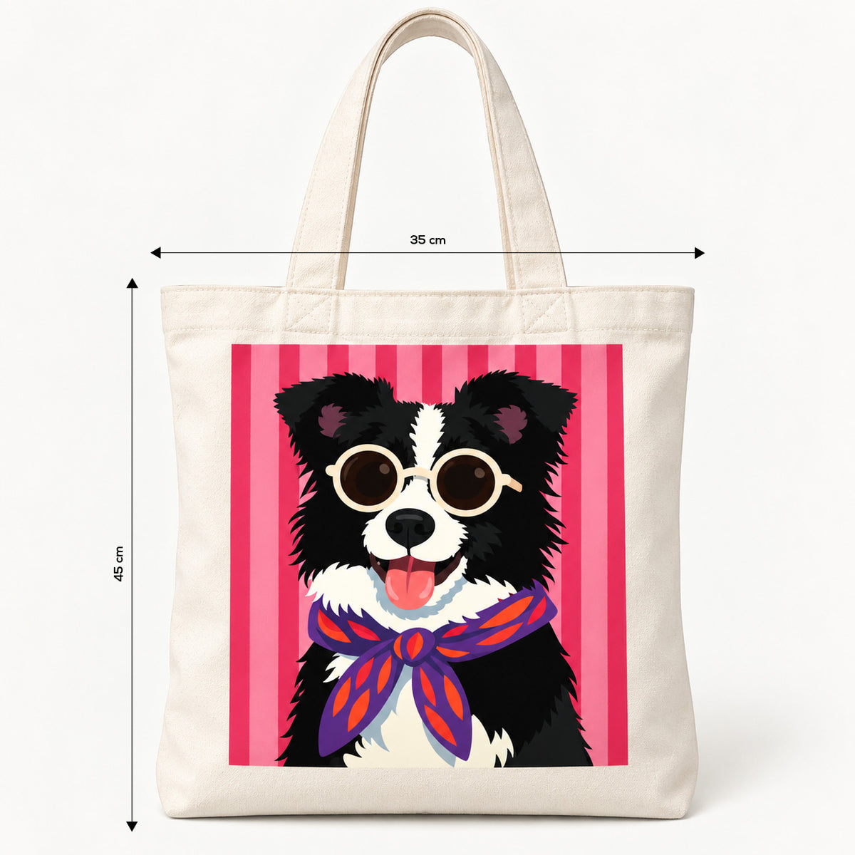Dapper Pup Tote Bag