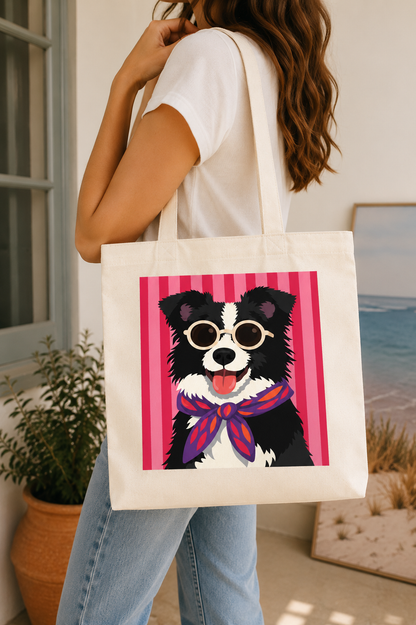Dapper Pup Tote Bag