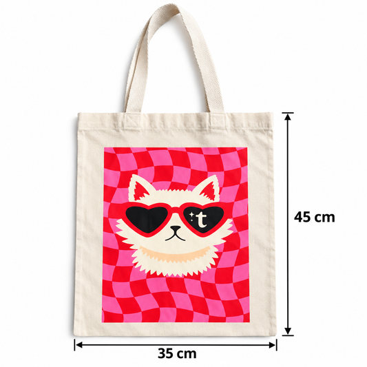 Groovy Kitty Tote Bag