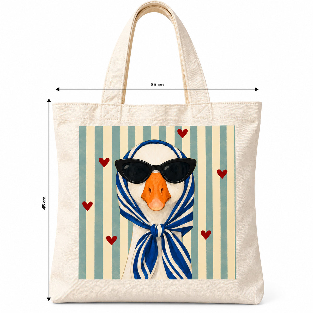 Chic Duck Tote Bag