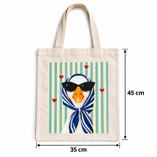 Chic Duck Tote Bag