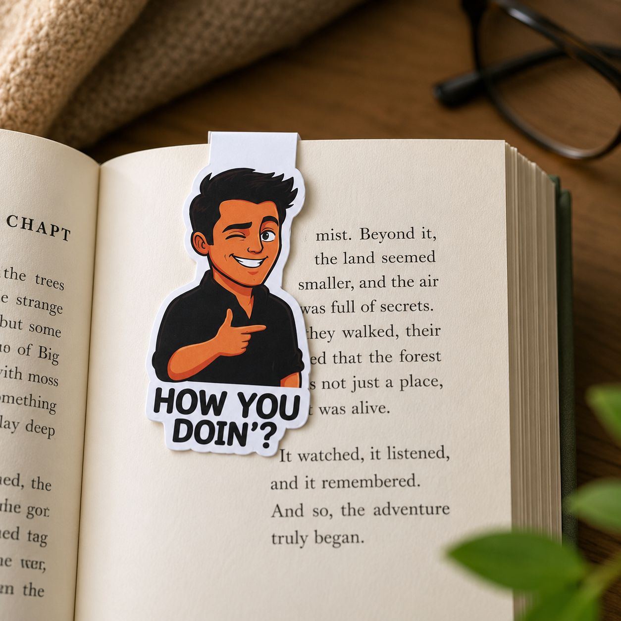 Friends Theme Magnetic Bookmarks – Set of 6