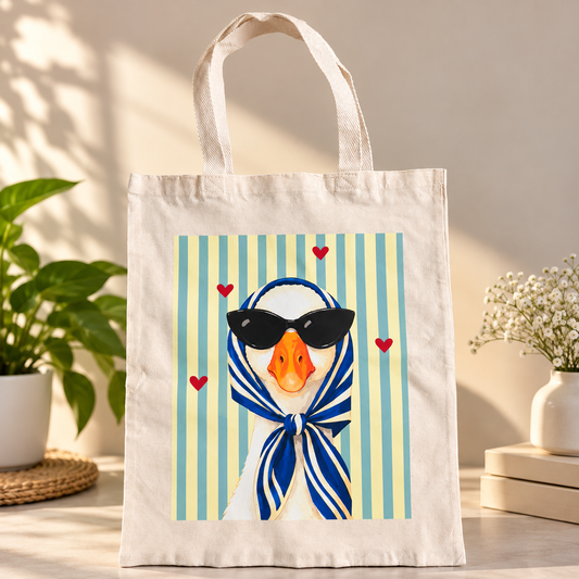 Chic Duck Tote Bag