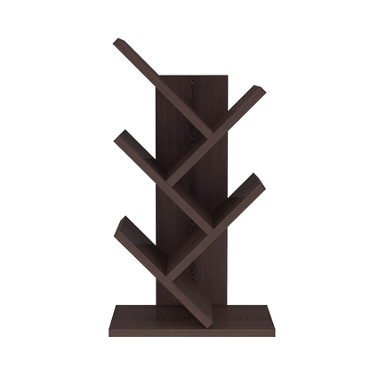 Ascend - Modern tree-shaped bookshelf (Walnut Grove)