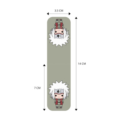 Anime Bookmarks Naruto Chibi - Set of 9 Magnetic Bookmarks