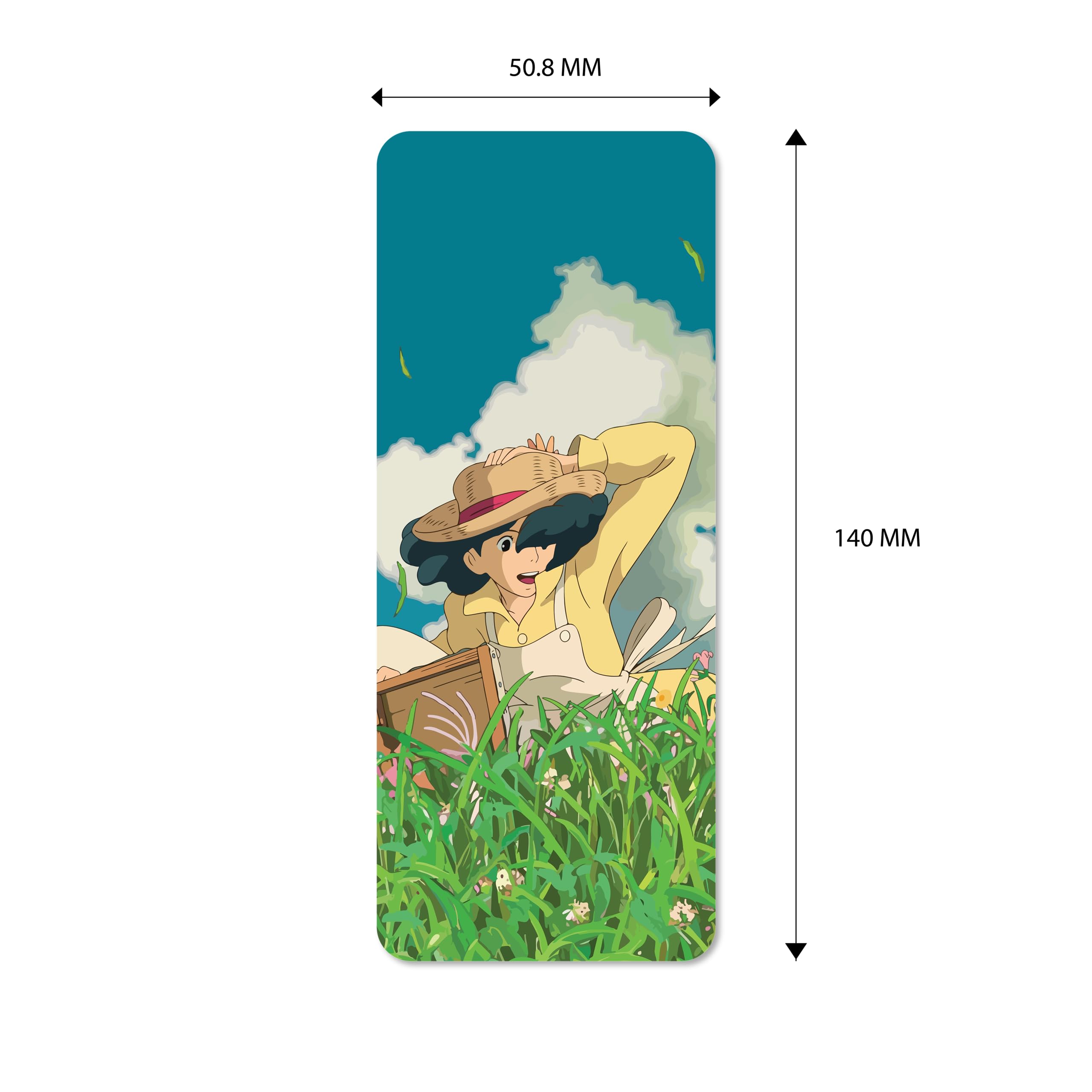 Whimsical Studio Ghibli Inspired Anime Bookmarks Set of 16 (Design 1)