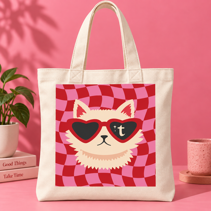 Groovy Kitty Tote Bag