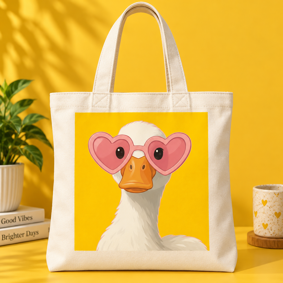 Love Duck Tote Bag