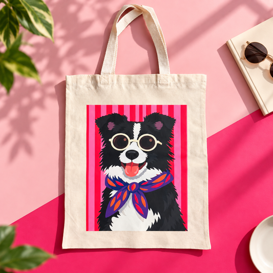 Dapper Pup Tote Bag