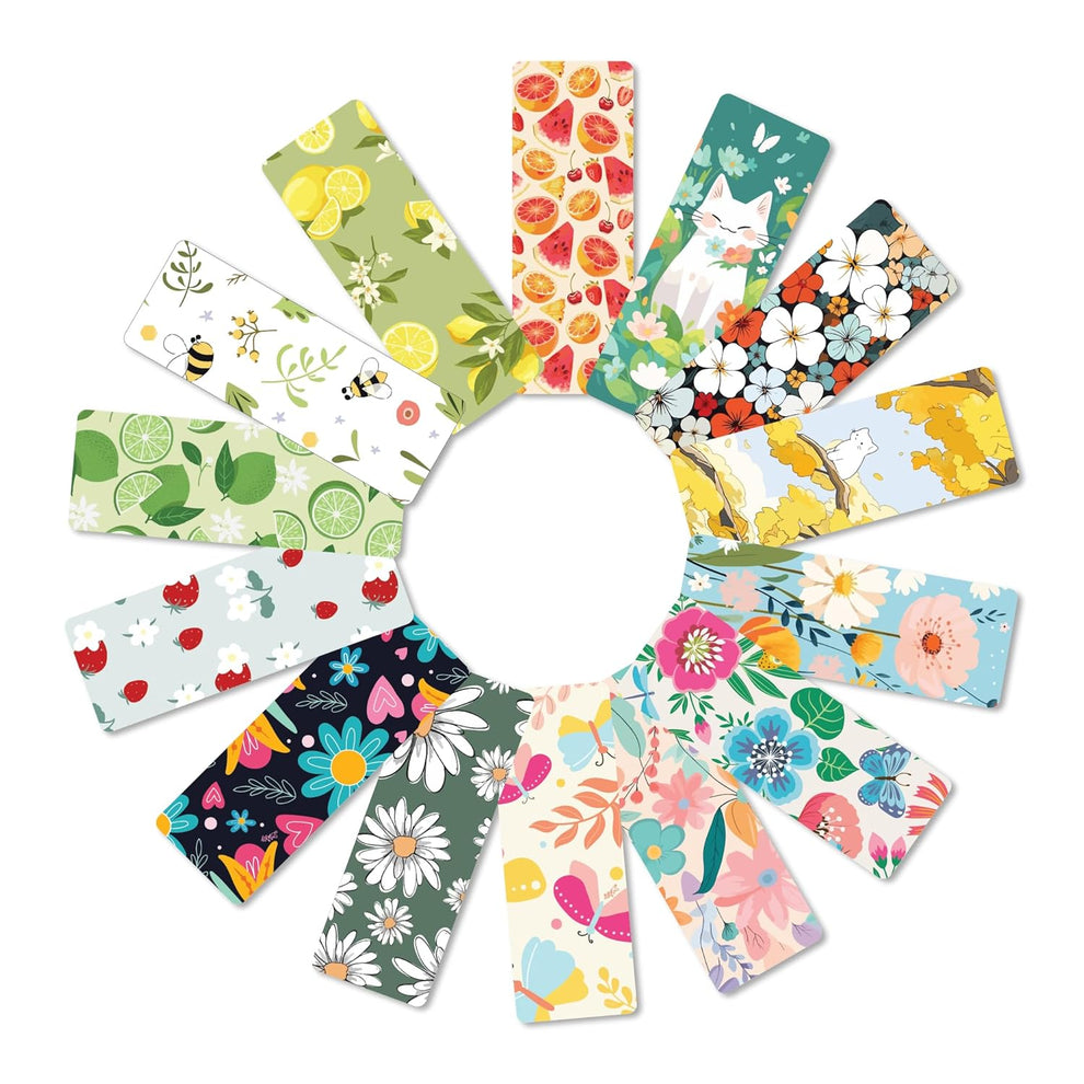 Cute Floral Bookmarks - Regular BM SET 14 for Readers – OneOclock.in