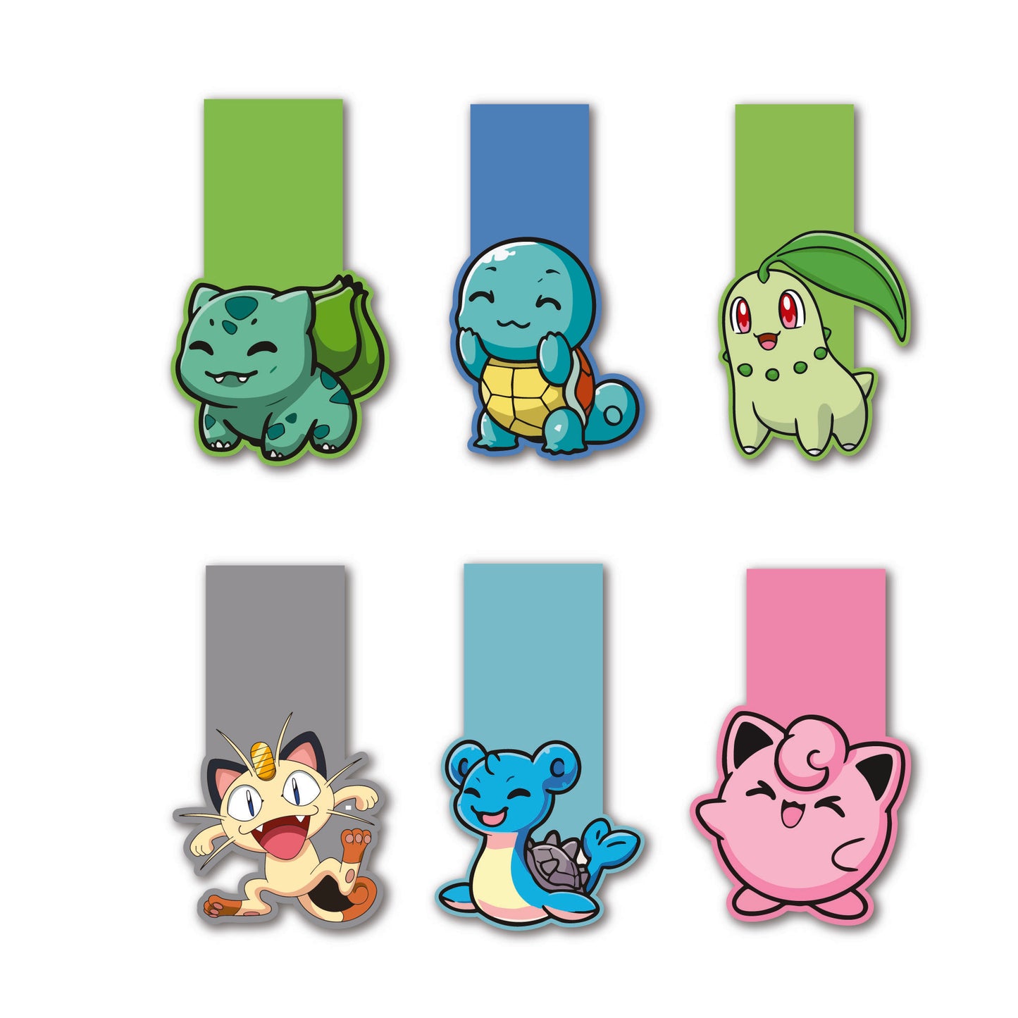 Pokemon Magnetic Bookmarks Set Vol 2