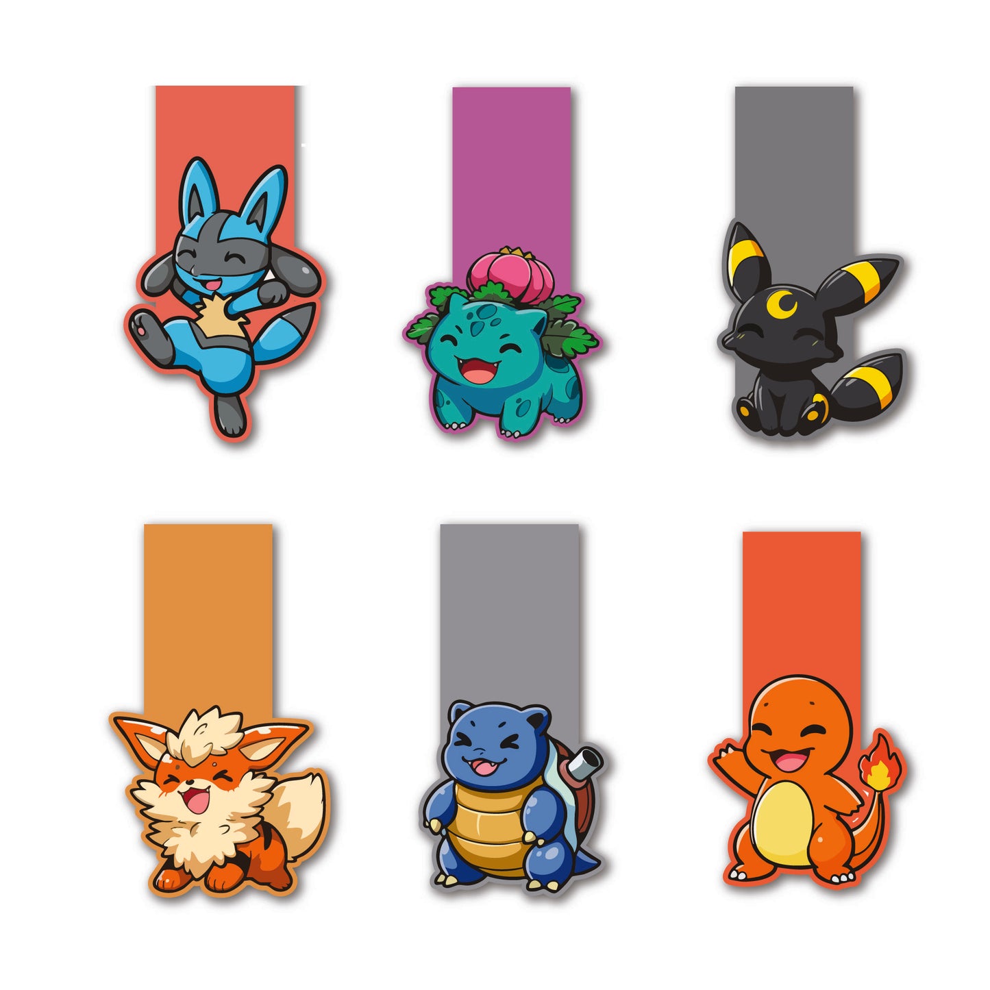 Pokemon Magnetic Bookmarks Set Vol 3