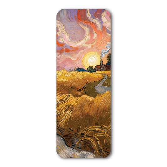 Wheat Field Digitised Painting Paperback Bookmark