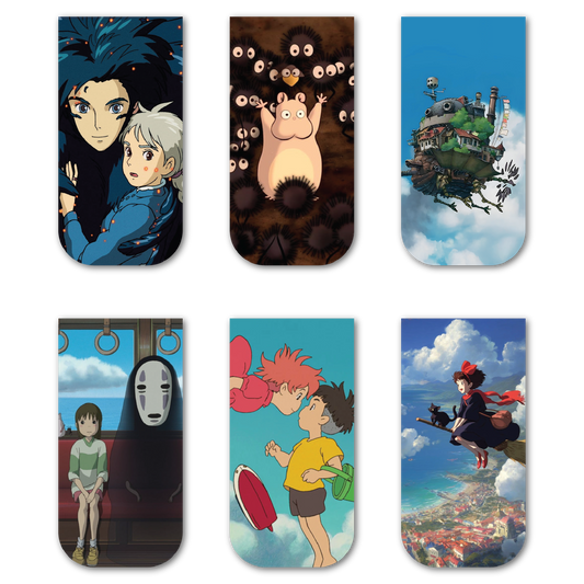 Studio Ghibli Magnetic Bookmark (Set of 6)