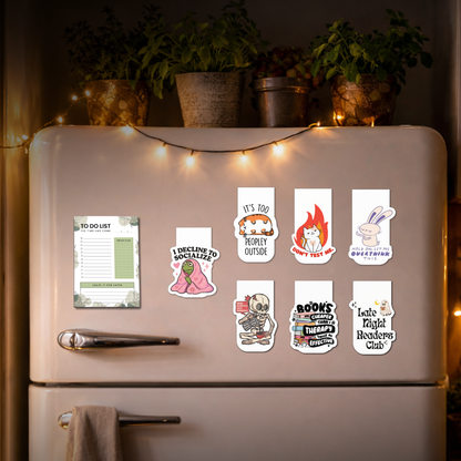 It's too peopley outside - Fridge Magnet