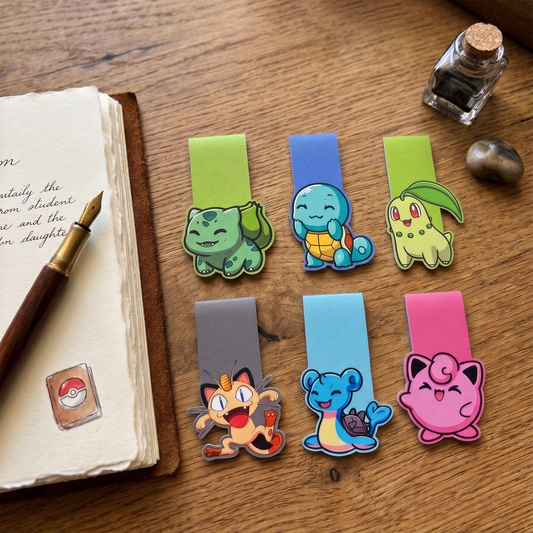 Pokemon Magnetic Bookmarks Set Vol 2