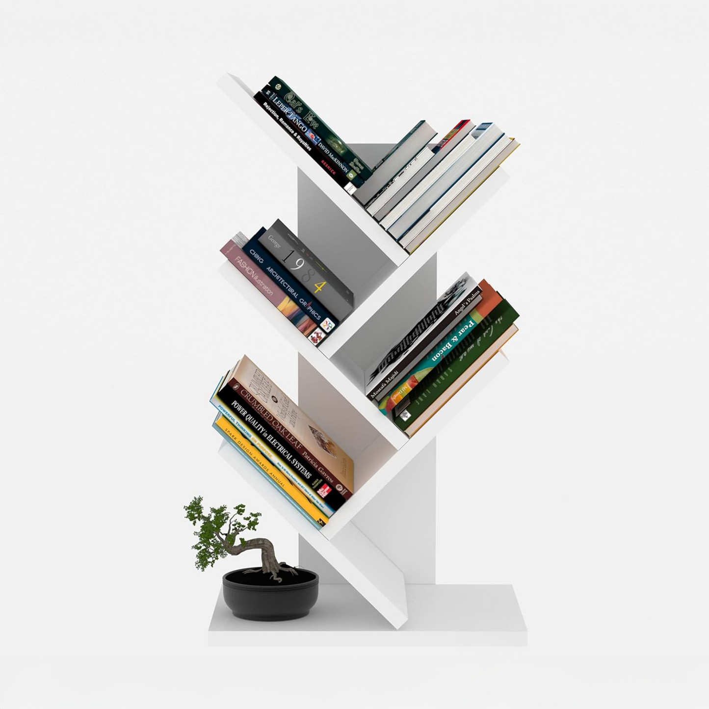 Ascend - Modern tree-shaped bookshelf