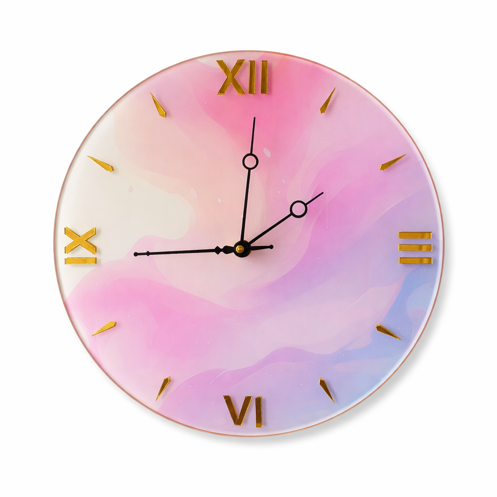Pastel Dream Aesthetic Wall Clock