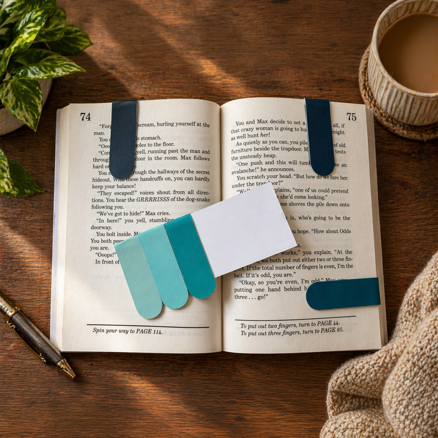 Minimal Magnetic Bookmarks Set of 6 | Minimal Bookmarks (Multiple Color Variants)