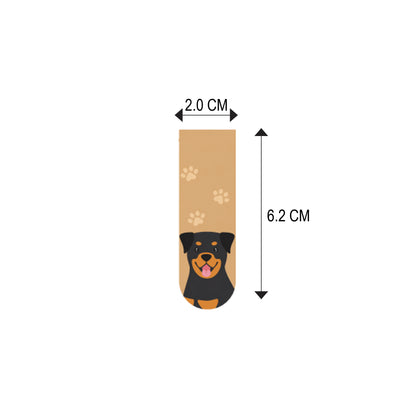 Cute Dog Magnetic Bookmarks Set of 6 | Aesthetic Page Markers for Books & Journals