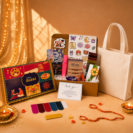 OneOclock Rakhi Celebration Hamper – Premium Stationery Gift Box