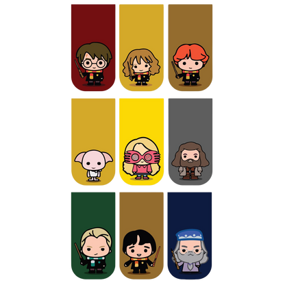 Harry Potter Bookmarks Chibi - Set of 9 Magnetic Bookmarks