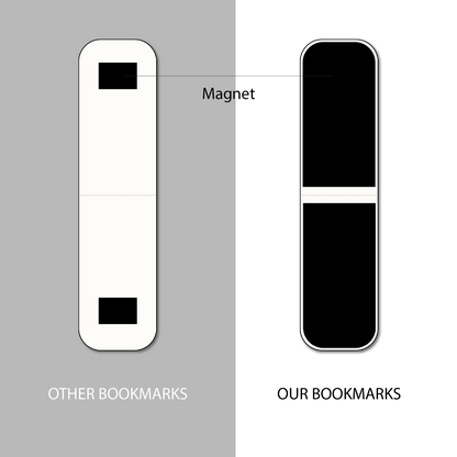 Retro Music Magnetic Bookmarks – Set of 6