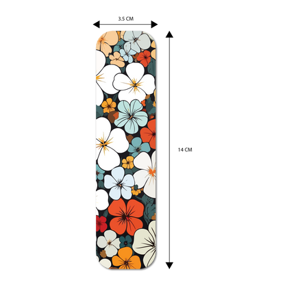 Cute Floral Magnetic Bookmarks (Set of 6)