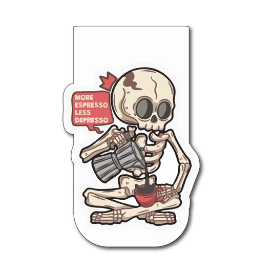 More espresso less depresso - Cute Fridge Magnet - fridge magnet