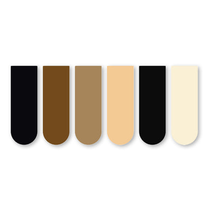 Minimal Magnetic Bookmarks Set of 6 | Minimal Bookmarks (Multiple Color Variants)