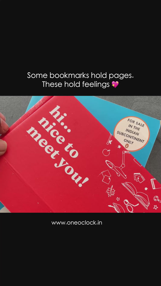 Romantic Movie Couple Magnetic Bookmark Set of 6