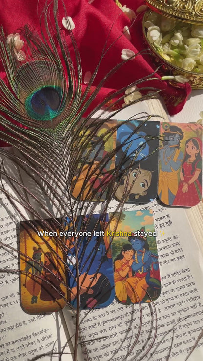 Radha Krishna Magnetic Bookmarks