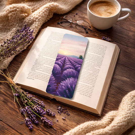 Flower Field Digitised Painting Paperback Bookmark