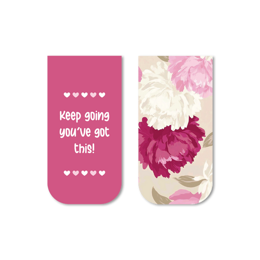 Keep going you've got this! magnetic bookmark