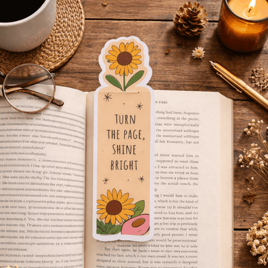 Sunflower Shine Paperback Bookmark - Reguler Bookmark set 1