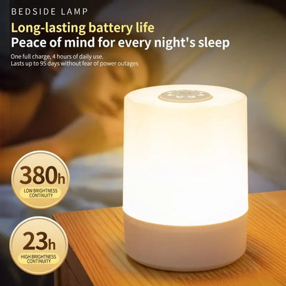 OneOclock Glow Lamp – Touch Control, Dimmable Bedside & Desk Lamp with Rechargeable Battery